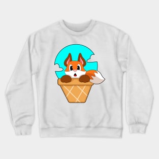 Fox Ice cream cone Crewneck Sweatshirt